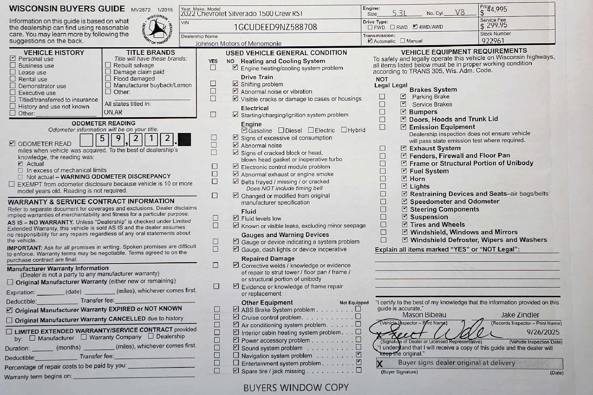 2022 Chevrolet Silverado 1500 RST