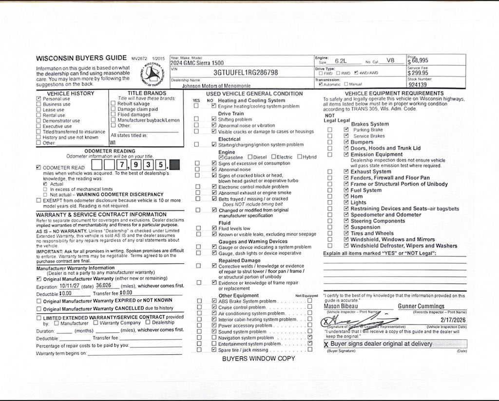 2024 GMC Sierra 1500 AT4X