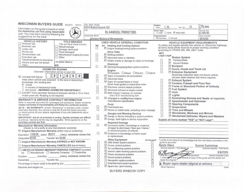 2024 Buick Encore GX Avenir