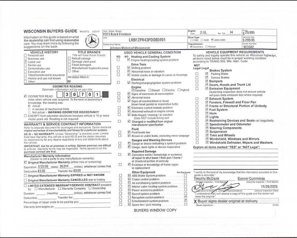 2023 Buick Envision Essence