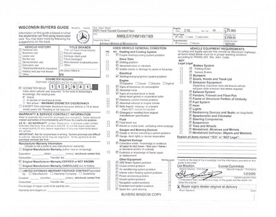 2021 Ford Transit Connect Van XLT