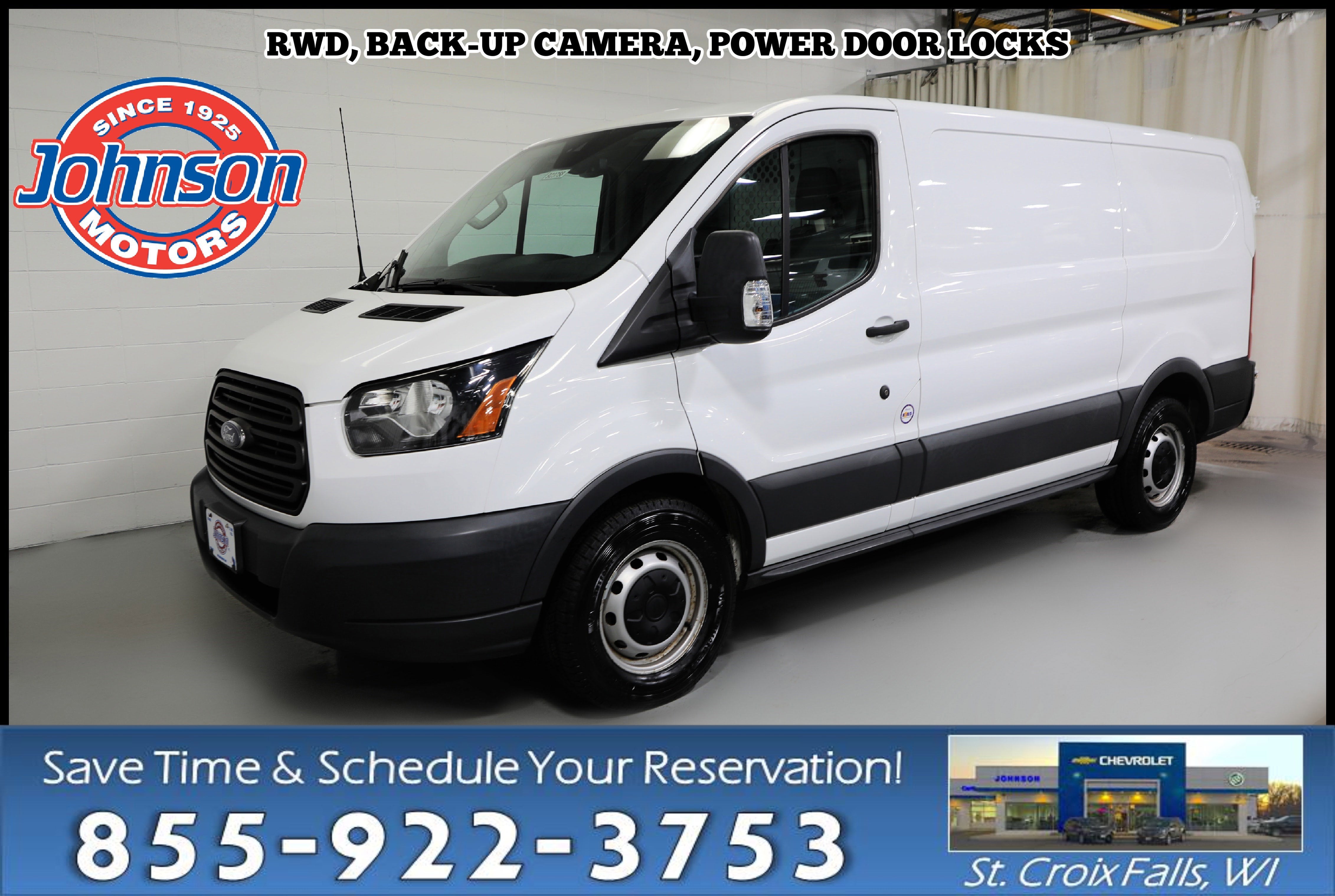 2017 Ford Transit Van T-150 130" Low Rf 8600 GVWR Sliding RH Dr