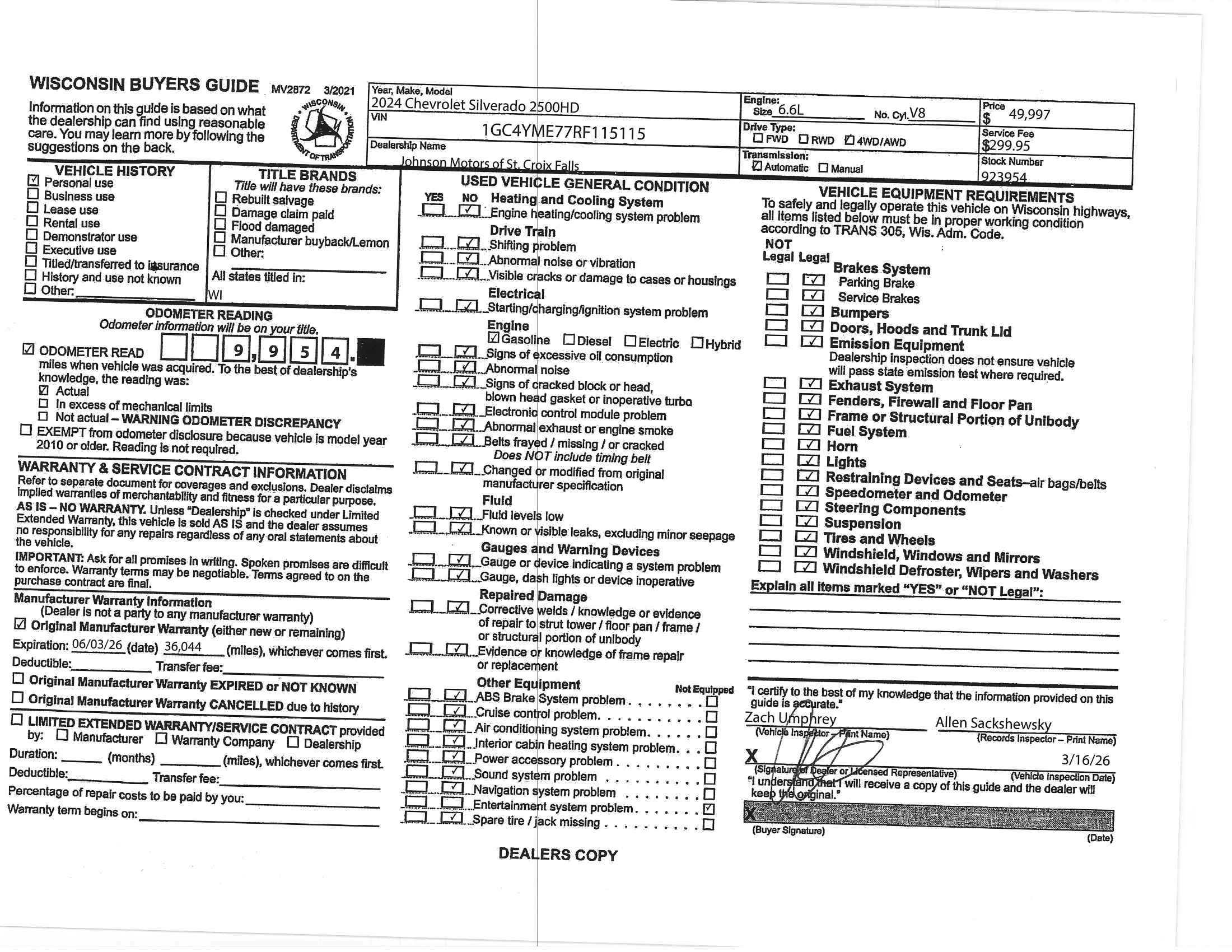 2024 Chevrolet Silverado 2500 HD Custom