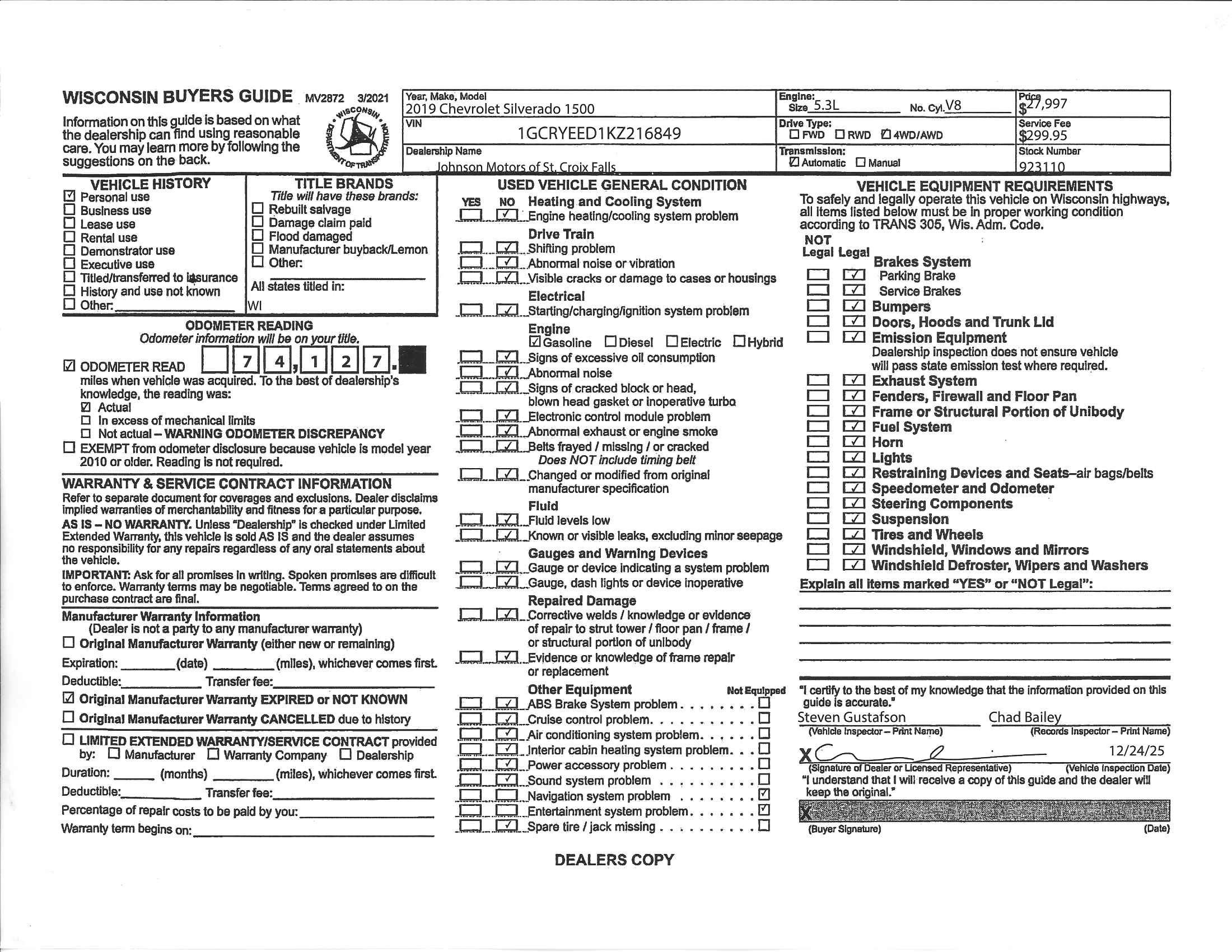 2019 Chevrolet Silverado 1500 RST