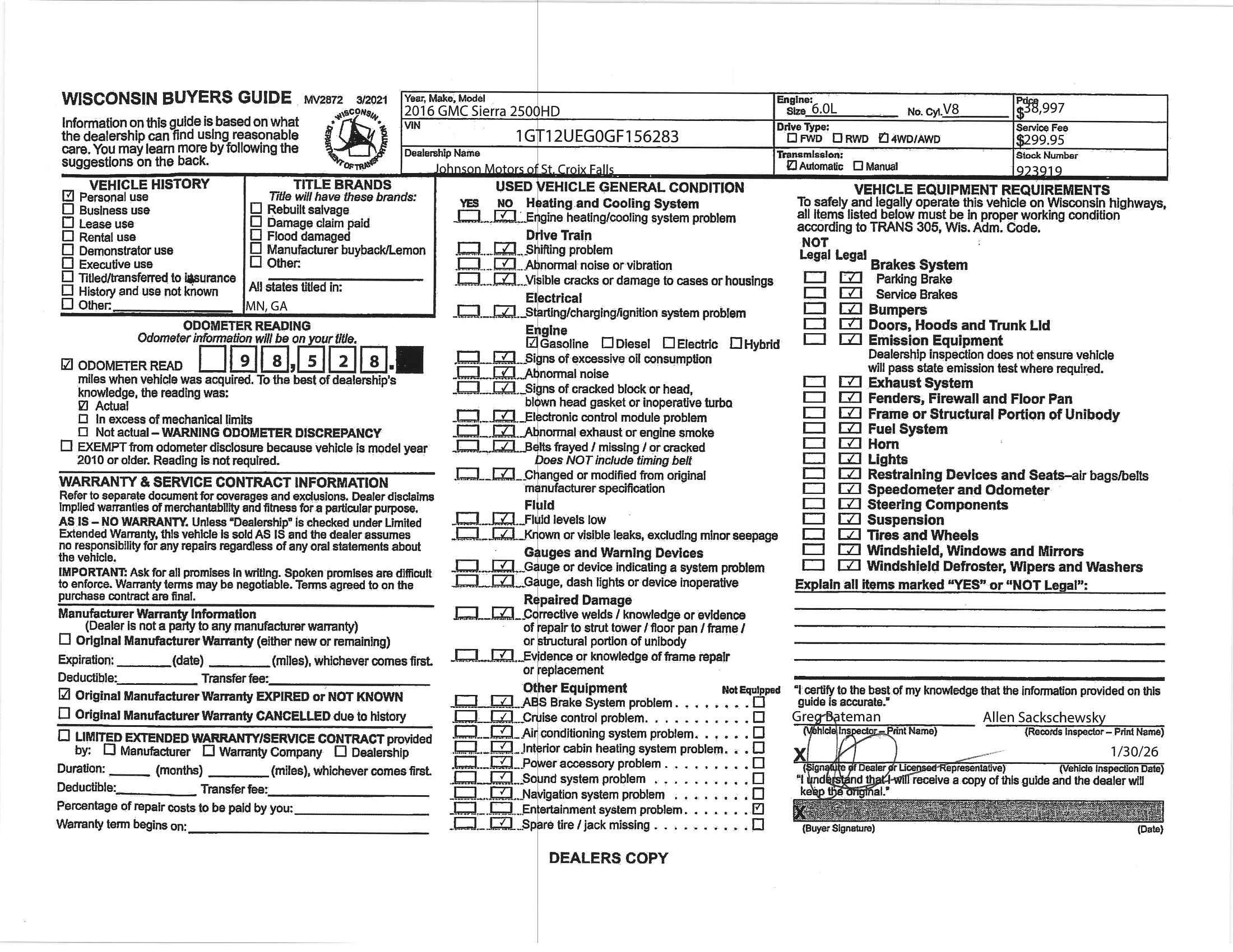 2016 GMC Sierra 2500 HD Denali