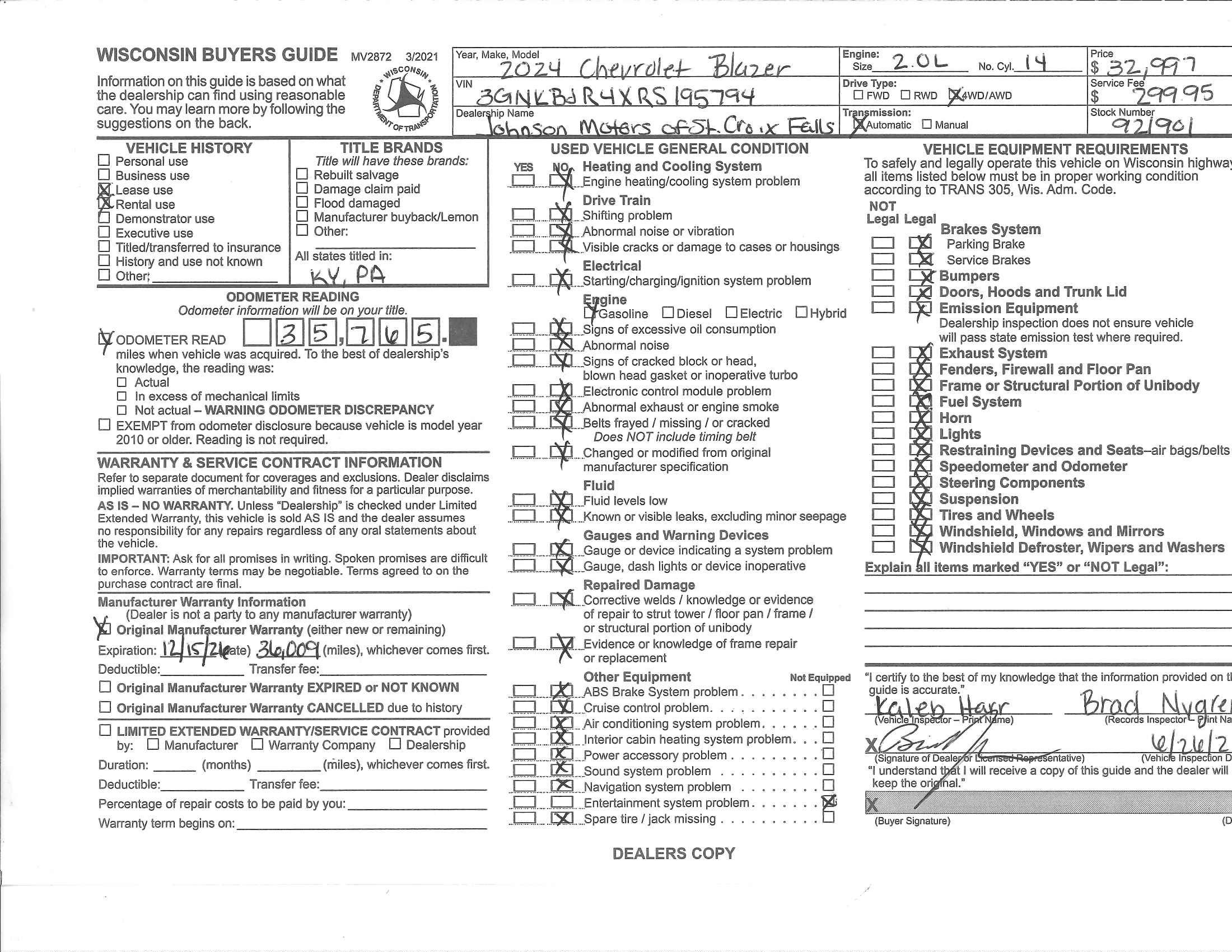 2024 Chevrolet Blazer 3LT