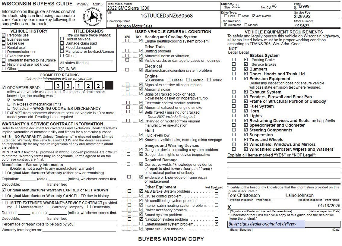 2022 GMC Sierra 1500 Elevation