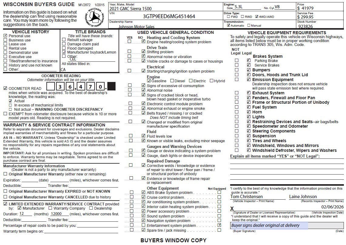 2021 GMC Sierra 1500 AT4