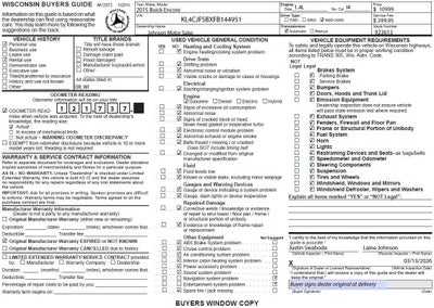 2015 Buick Encore Convenience