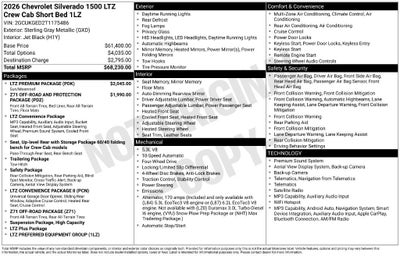 2026 Chevrolet Silverado 1500 LTZ