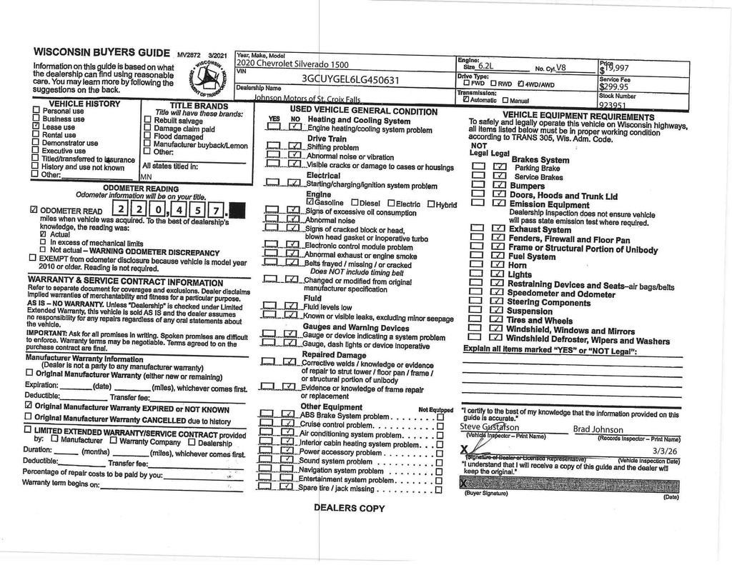 2020 Chevrolet Silverado 1500 LTZ