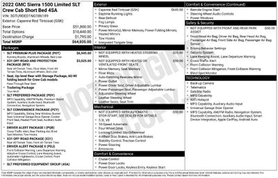 2022 GMC Sierra 1500 Limited SLT