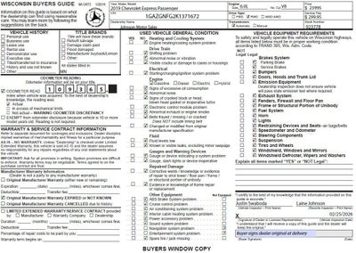 2019 Chevrolet Express Passenger LS