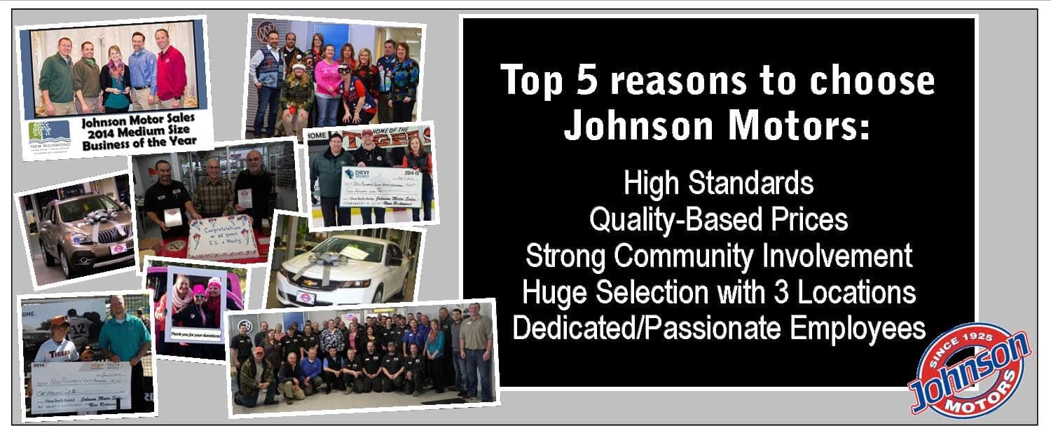 Johnson Motor Sales New Richmond Chevrolet in New Richmond WI
